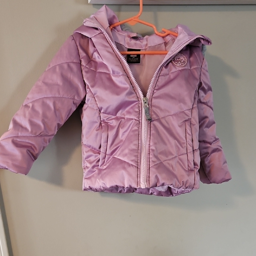 Kids Pink Puffer Jacket